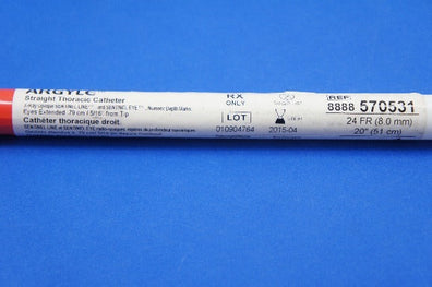 Argyle 8888570531 Straight Thoracic Cath 24Fr x 20 (x)